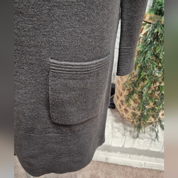 Adrienne Vittadini Charcoal Long Sleeve Dress - Picture 5 of 9